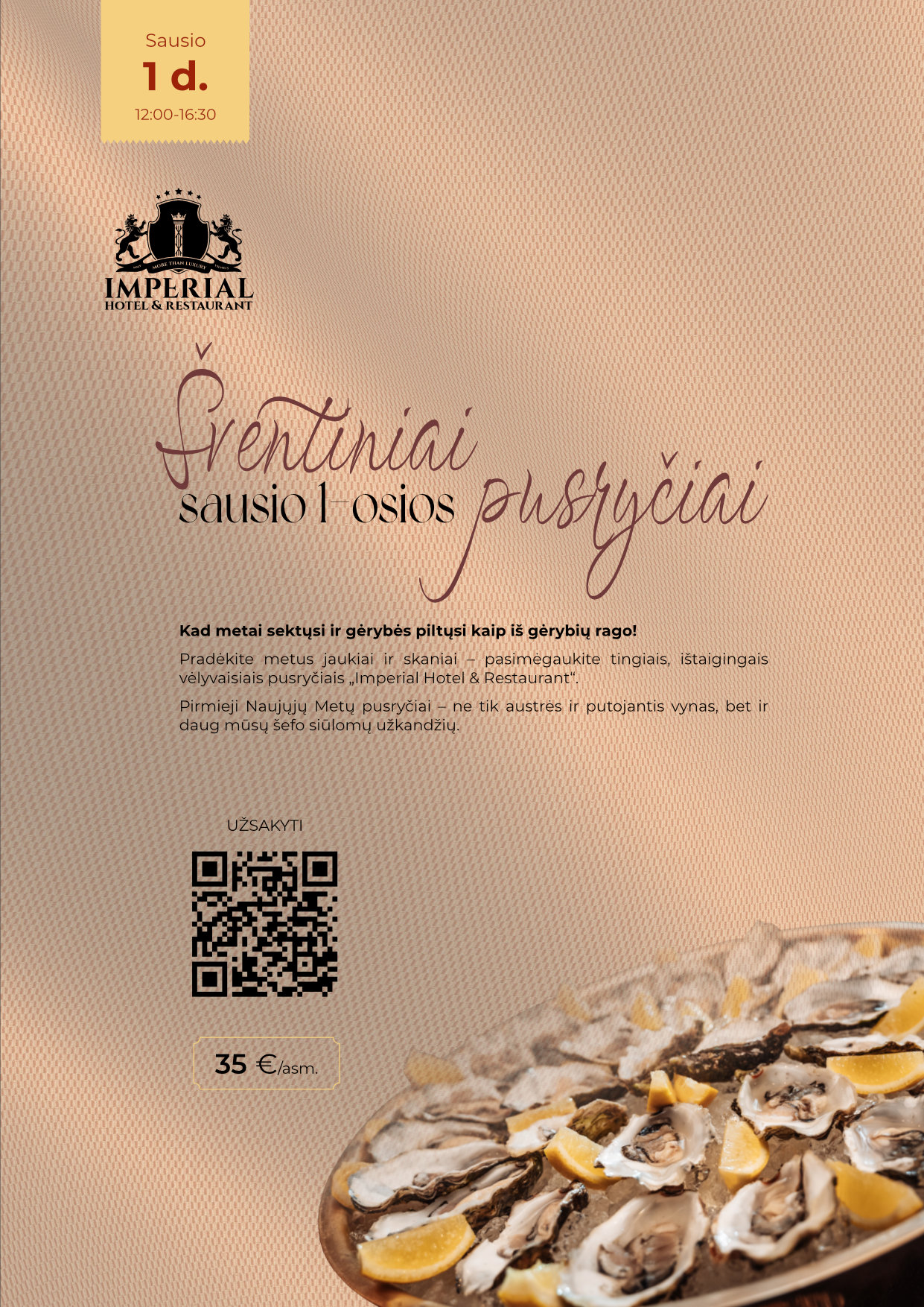 Šventiniai sausio 1-osios pusryčiai